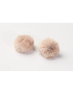 Bonnette à poils universelle AIR1, Blanc, Large, 2 pcs